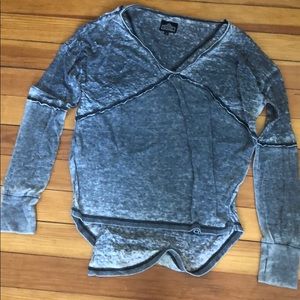 Gray wash long sleeve